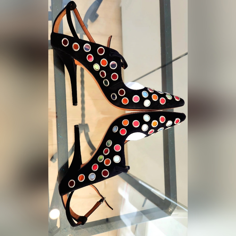 Givenchy Eacarpin 10 Brides Multi Colored Polka D… - image 1